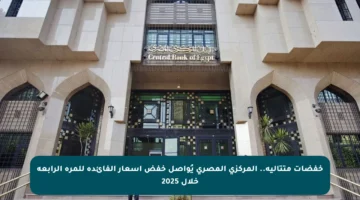 خفضات متتالية.. المركزي المصري يُواصل خفض أسعار الفائدة للمرة الرابعة خلال 2025